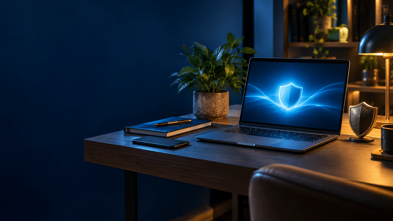 Ordinateur portable illustrant la protection contre les arnaques informatiques